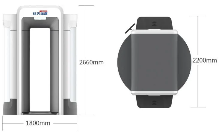 ODM&OEM-Hisc-1 of Body Scanner Adopt Millimeter Wave Technology