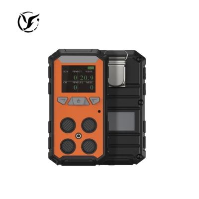 2022 IP66 4 Gas Meter Portable Multi-Gas Detector Lel, Co, H2s, O2 with Battery