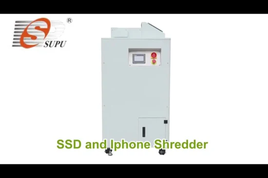 SSD Grinder Recycling Machine with DIN 66399 High Level H-4/H-5