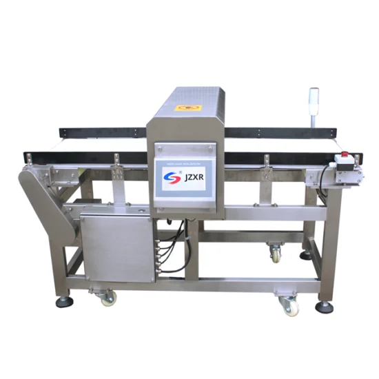 Juzheng High Accuracy Touch Screen Conveyor Industrial Metal Detector for Food Safety