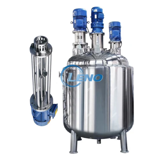 Homogenizer Mixing Tank Stainless Steel Industrial Automatic Paint Mixing Tank with Explosion Proof Motor