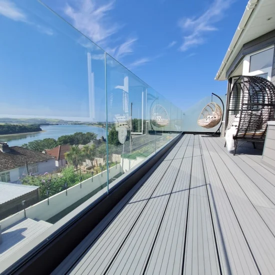 Unique Top Frameless Glass Channel Balustrade System